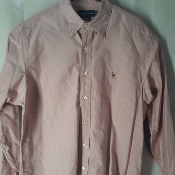 Ralph Lauren Button up Long Sleeve Custom Fit Mens - Picture 4 of 10
